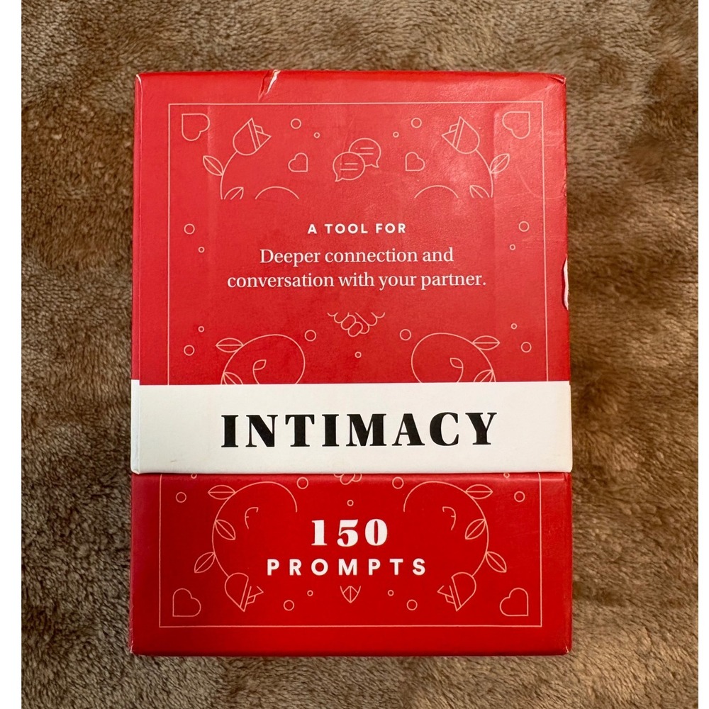 BestSelf Co Intimacy Deck 150 Prompts Relationship Conversation Cards Red Box